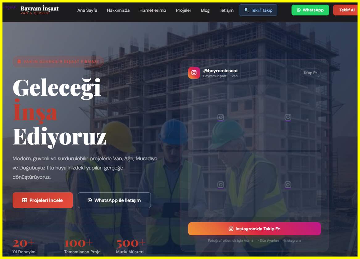 İnşaat Scripti